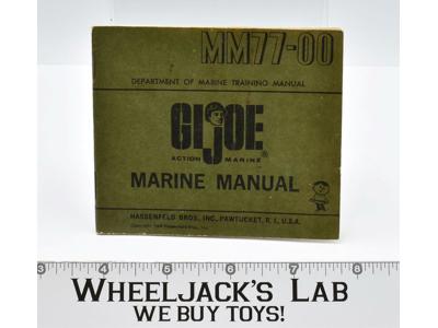 MM77-00 GI Joe Action Marine Manual 1964 Hasbro Action ARAH Vintage