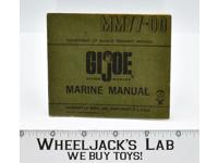 MM77-00 GI Joe Action Marine Manual 1964 Hasbro Action ARAH Vintage