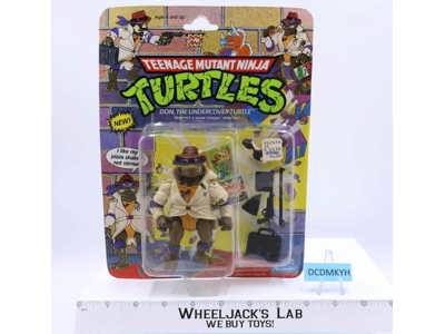 Don Undercover Turtle Teenage Mutant Ninja Turtles TMNT 1990 Playmates NEW MOSC