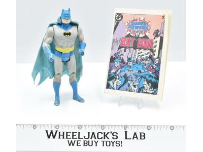 Batman W/ Comic DC Super Powers 1985 Kenner Action Figure Vintage