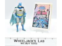 Batman W/ Comic DC Super Powers 1985 Kenner Action Figure Vintage