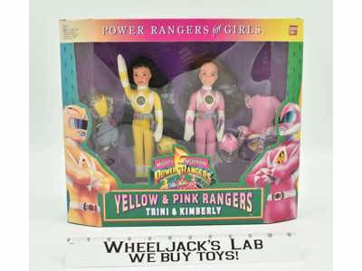 Trini & Kimberly Yellow & Pink Power Rangers Mighty Morphin MISB1994 Bandai