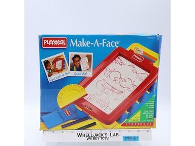 Make-A-Face Mix n Match Drawing Set 1993 Playskool NEW SEALED