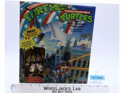 Don's Pizza Powered Parachute 100% Complete TMNT 1992 Playmates Vehicle