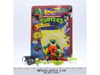 Shell Slammin' Mike W/Card 100% Complete TMNT 1991 Playmates Action Figure