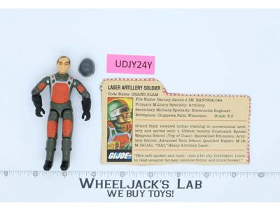 Grand Slam V1.5 Swivel Arms 100% Complete G.I. Joe 1983 Hasbro Vintage Figure