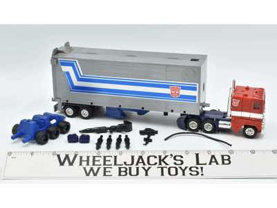 Optimus Prime LIGHT BLUE 100% Complete 1984 G1 Transformers Hasbro