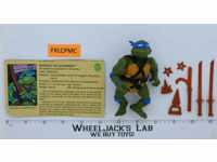 Leonardo HARD HEAD 100% Complete Teenage Mutant Ninja Turtle 1988 Playmates