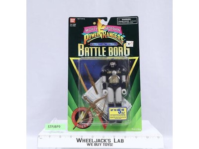 Mighty Morphin BLACK Battle Borg Power Rangers 1995 Bandai NEW MOSC #2663