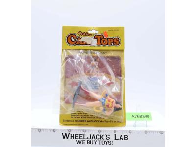 Wonder Woman Cake Topper 1982 Wilton Vintage NEW MOSC SEALED