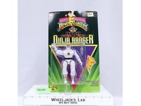 Mighty Morphin WHITE Ninja Ranger Power Rangers 1995 Bandai NEW MOSC #2471