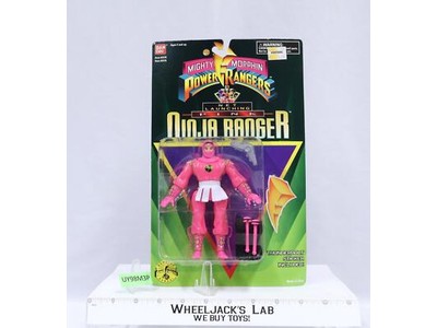 Mighty Morphin PINK Ninja Ranger Power Rangers 1995 Bandai NEW MOSC