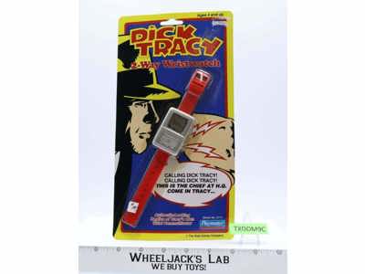 Dick Tracy 2-Way Wrist Watch Disney 1990 Playmates NEW MOSC