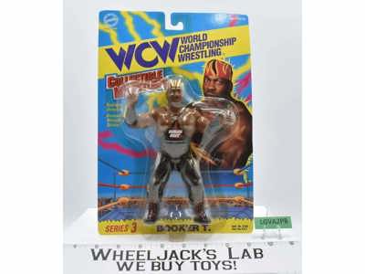 Booker T. Series 3 WCW Collectible Wrestlers MOSC The Original Toymakers 1994