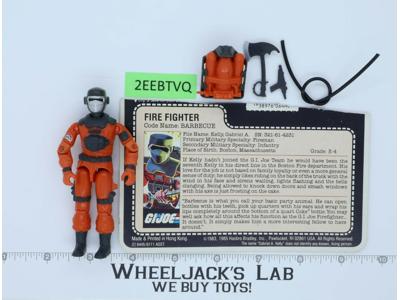 Barbecue V1 100% Complete G.I. Joe 1985 Hasbro Vintage Action Figure