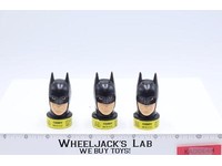 LOT of 3 Batman Head Candy Dispenser DC Comics 1989 Vintage Retro Collectable