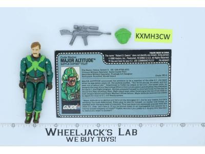 Major Altitude V1 100% Complete 1991 G.I. Joe Hasbro Vintage Action Figure
