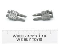 Micromaster Groundshaker Dual Twin Laser Gun Missile Pair 1989 G1 Transformers