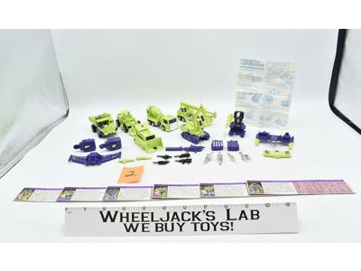 Devastator #2 100% Complete NEAR MINT Vintage 1985 G1 Transformers Hasbro