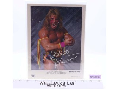 Ultimate Warrior Toys R Us WWF Wrestling Promo Photo 8x10 New in Packaging