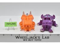 Mini Ghost Traps ORANGE & PURPLE 100% Complete 1987 Real Ghostbusters Vintage