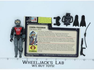 Eels V1 100% Complete G.I. Joe 1985 Hasbro Vintage Action Figure