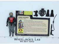 Eels V1 100% Complete G.I. Joe 1985 Hasbro Vintage Action Figure