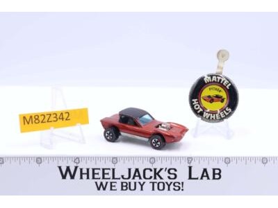 Python LONG TAIL PIPE Red 1968 Redline Hot Wheels Mattel Vintage Redline RL