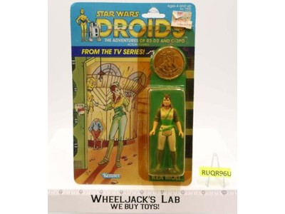 Kea Moll W/Coin 12 Back Star Wars Droids 1985 Kenner SEALED MOSC NEW