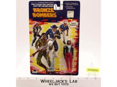 Agent Telepathy Bronze Bombers 1988 Olmec Corp Action Figure NEW MOSC SEALED