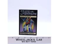 Starscream Action Figure Instruction Manual Booklet 1984 Hasbro G1 Transformers