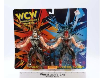 Wolfpack Sting 2 Pack RARE WCW MOSC 1998 Toymakers Action