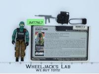 Beach Head V1 100% Complete G.I. Joe 1986 Hasbro Vintage Action Figure