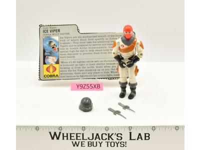 Ice Viper V1 100% Complete G.I. Joe 1987 Hasbro Vintage Action Figure
