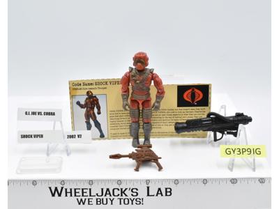 Shock Viper V2 100% Complete G.I. Joe 2002 Hasbro Action Figure