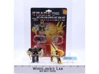 Steeljaw & Rewind GOLD 100% Complete W/CARDBACK & BUBBLE NR MINT G1 Transformers