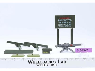 Machine Gun Defense Unit 100% Complete GI Joe 1984 Hasbro Action Figure Playset