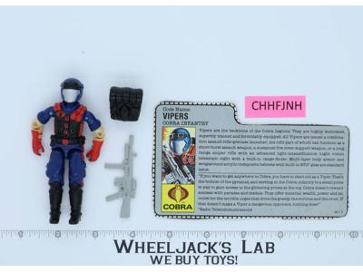 Vipers V1 100% Complete G.I. Joe 1986 Hasbro Vintage Action Figure