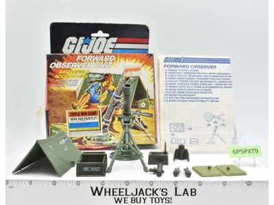 Forward Observer Unit W/Box 100% Complete GI Joe 1985 Hasbro Vintage