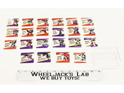 Motto Sticker Set Transformers Action Trading Cards 1985 G1