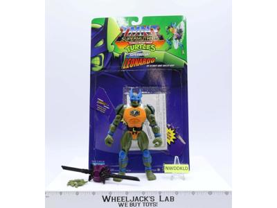 Supermutant Leonardo 100% Complete W/Card TMNT 1994 Playmates Action Figure