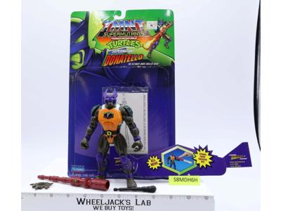 Supermutant Donatello 100% Complete W/Card TMNT 1994 Playmates Action Figure