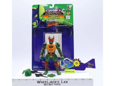 Supermutant Raphael 100% Complete W/Card TMNT 1994 Playmates Action Figure