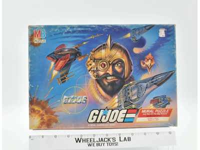 G.I. Joe Mural Puzzle Scene 2 Voltar 1985 Hasbro Milton Bradley 221 Piece Puzzle