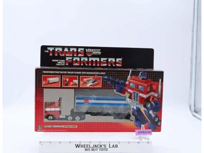 Optimus Prime NICE FIGURE & BOX MIB 100% Complete 1985 Vintage G1 Transformers
