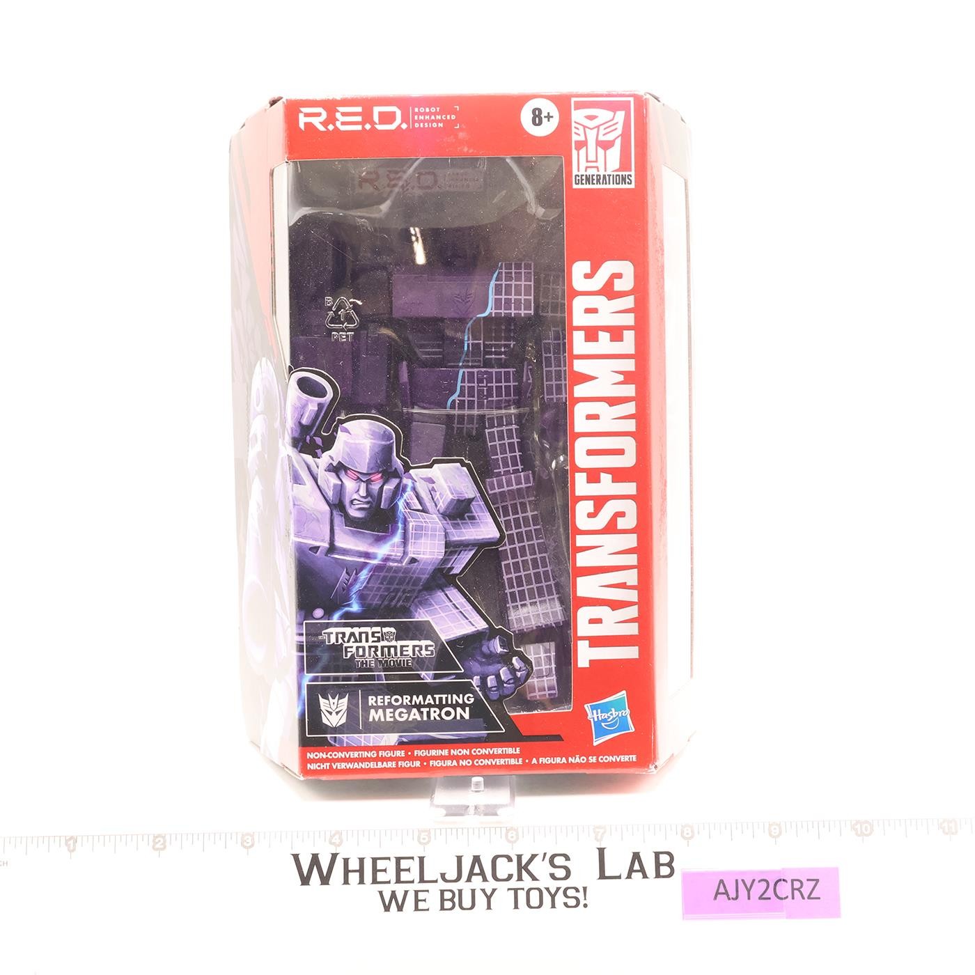 Performatting Megatron Hasbro Transformers Movie R.E.D. 2021 Hasbro Figure MISB