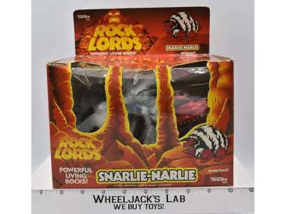 Snarlie-Narlie Motorized NEW MIB Rock Lords 1986 Bandai Tonka Action Figure