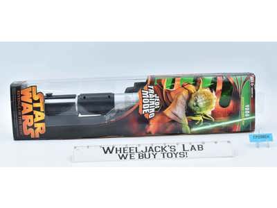Yoda Lightsaber Jedi Training Mode Star Wars Revenge of the Sith MIB Hasbro 2005