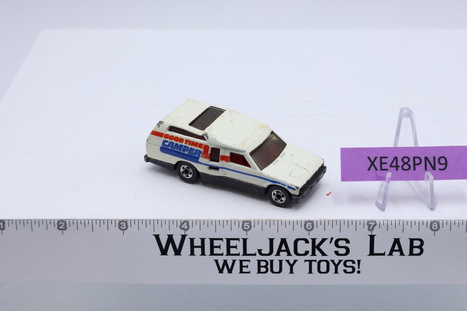 Minitrek White Good Time Camper 1980 Vintage Mattel Hot Wheels Malaysia