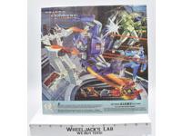 Metroplex Insert Poster Glow In The Dark 1985 G1 Transformers Vintage